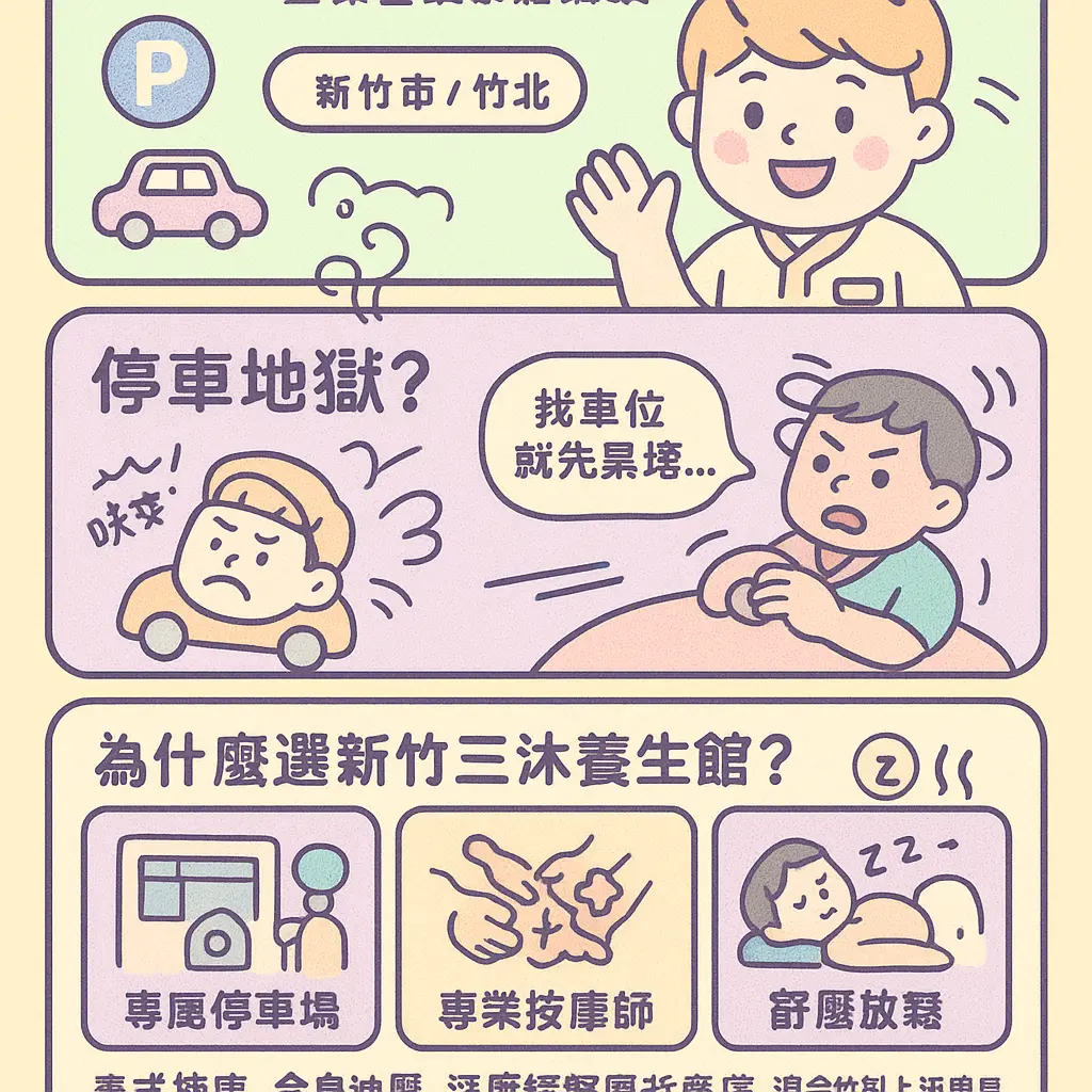 新竹按摩 - 新竹三沐養生館